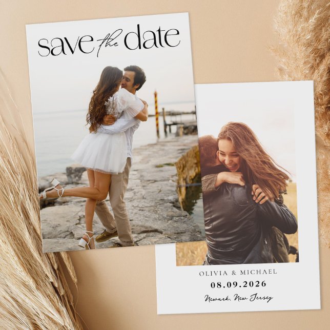 Simple Modern Photo Wedding Save The Date (Creator Uploaded)