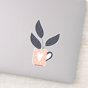 Simple modern plant pastel