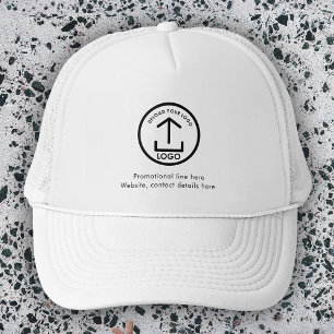 Simple Modern Professional Business Logo & Text Trucker Hat