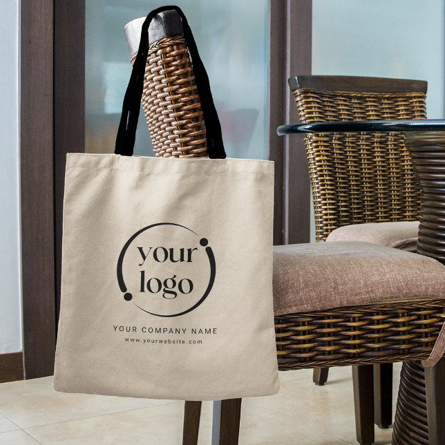 Simple Modern Professional Business Logo Tote Bag (Creator Uploaded)