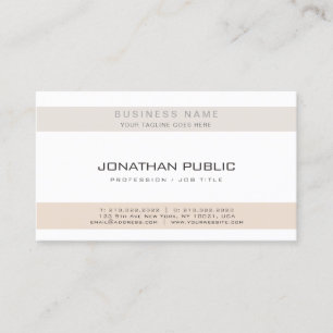 Simple Modern Professional Elegant Plain Corporate Business Card