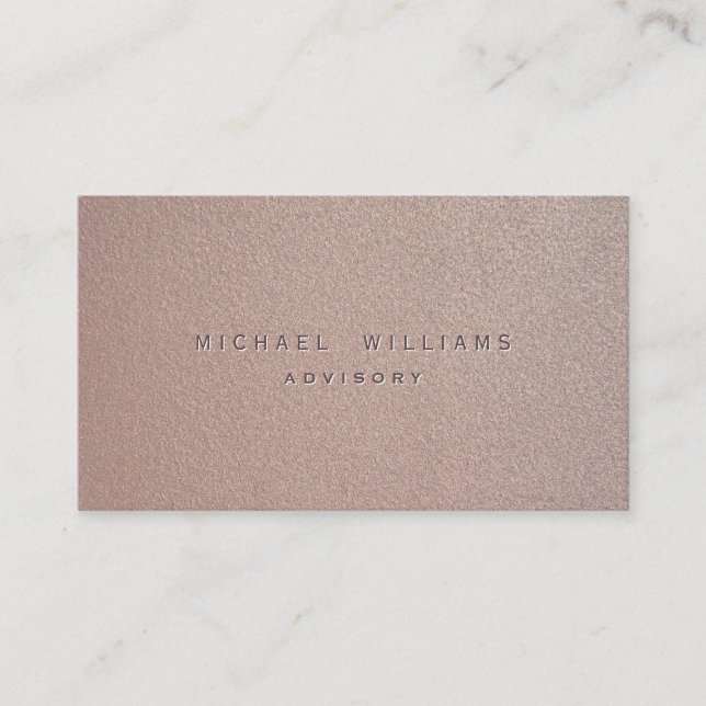SIMPLE MODERN PROFESSIONAL STONE BUSINESS CARD (Front)