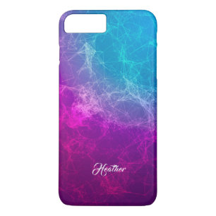 Simple Modern Purple & Blue Polygonal Background iPhone 8 Plus/7 Plus Case