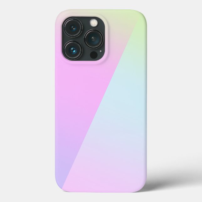 Simple Modern Rainbow colourful gradient Watercolo Case-Mate iPhone Case (Back)