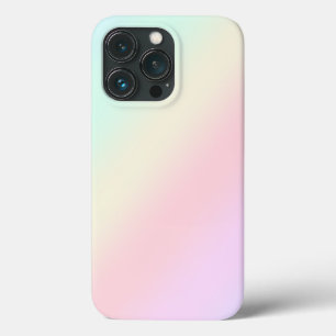 Simple Modern Rainbow colourful gradient Watercolo iPhone 13 Pro Case
