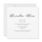 Simple modern rehearsal dinner invitations