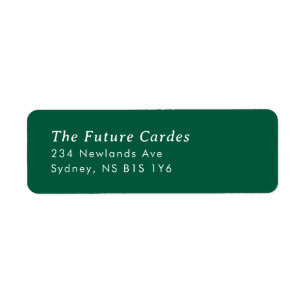 Simple Modern Return Address Labels