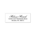 Simple Modern Return Address Rubber Stamp