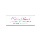 Simple Modern Return Address Rubber Stamp