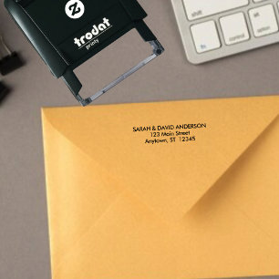Simple Modern Return Address Self-inking Stamp