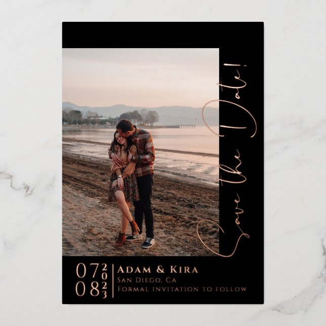 Simple Modern Save the Date Script (Front)