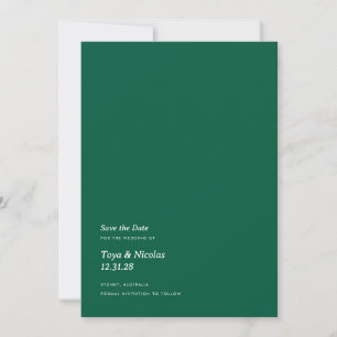 Simple Modern Save the Dates Invitation