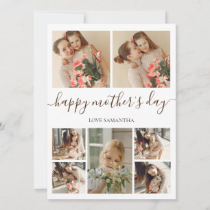 Simple Modern Script 7 Photo Happy Mothers Day