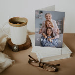 Simple Modern Script and Photo | We Love You Gigi Card<br><div class="desc">This simple and stylish Mother's Day card for your grandma or gigi features your favourite personal photo,  with white modern handwritten script that says "We Love You Gigi" along with a cute hand drawn heart. The inside text says "happy mother's day",  but you can easily change this message.</div>