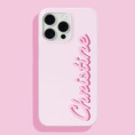 Simple Modern Script Name Monogram iPhone 15 Pro Max Case<br><div class="desc">Simple Modern Script Name Monogram Phone Case. Create your own personalised iPhone Case with custom name.</div>