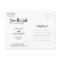 Simple Modern Script Wedding Save The Date Photo