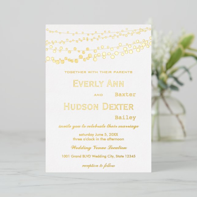 Simple Modern Silver Frozen Galaxy Wedding     (Standing Front)