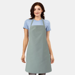 Simple, Modern Solid Color Sage Green Apron