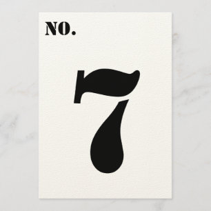 Simple Modern Stencil Abbreviation Table Numbers