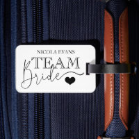 Simple Modern Team Bride Wedding