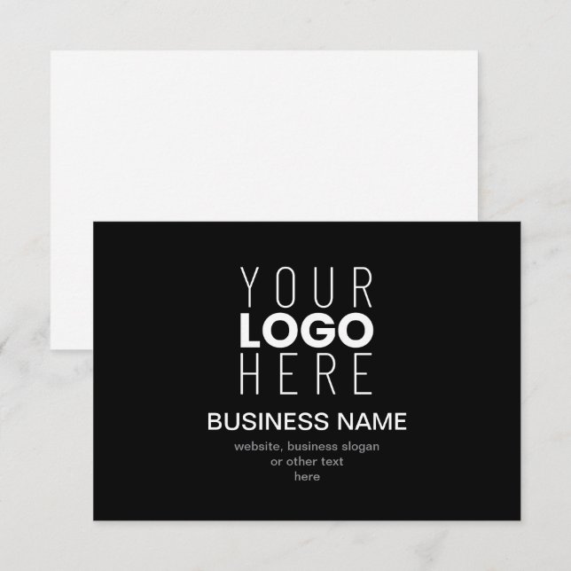 Simple Modern Template for Your Business Logo (Front/Back)