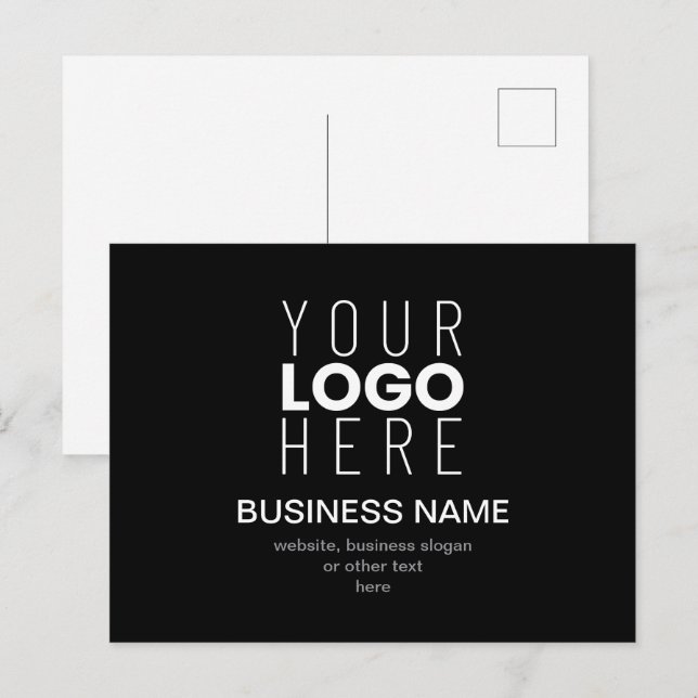 Simple Modern Template for Your Business Logo (Front/Back)