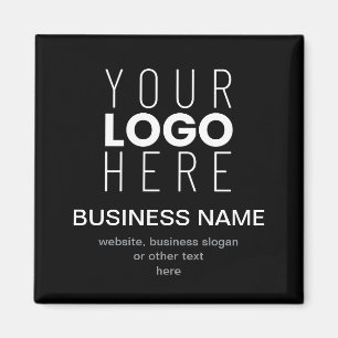 Simple Modern Template for Your Business Logo Magnet