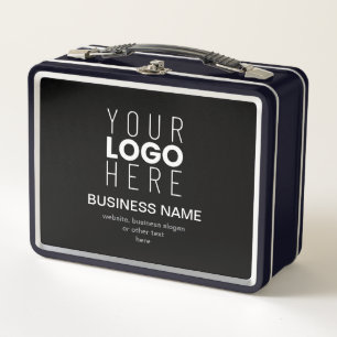 Simple Modern Template for Your Business Logo Metal Lunch Box