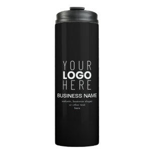 Simple Modern Template for Your Business Logo Thermal Tumbler