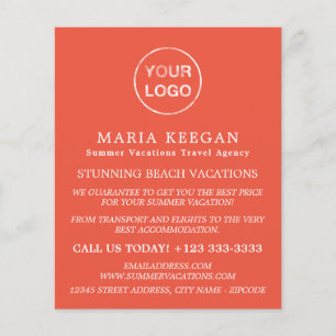 Simple & Modern Travel Agency Advertising Flyer