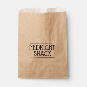 Simple Modern Treat Midnight Snack Party Treat Favour Bag
