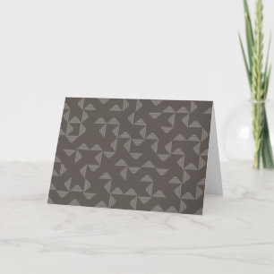 Simple, modern, trendy geometric graphic pattern card