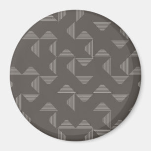 Simple, modern, trendy geometric graphic pattern magnet