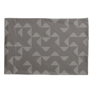 Simple, modern, trendy geometric graphic pattern pillowcase
