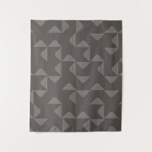 Simple, modern, trendy geometric graphic pattern tapestry
