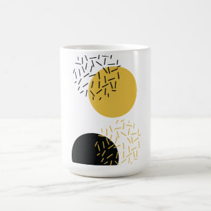 Simple, modern, trendy urban geometric graphic art coffee mug