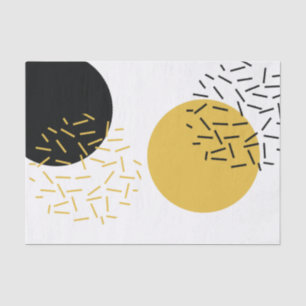 Simple, modern, trendy urban geometric graphic art tissue paper