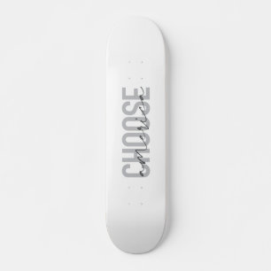 Simple, modern, urban cool design Choose America Skateboard