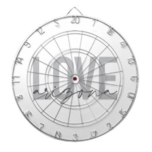 Simple, modern, urban, cool design Love Arizona Dartboard