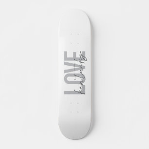 Simple, modern, urban, cool design Love Kentucky Skateboard