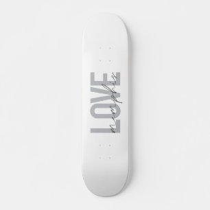 Simple, modern, urban, cool design Love Memphis Skateboard