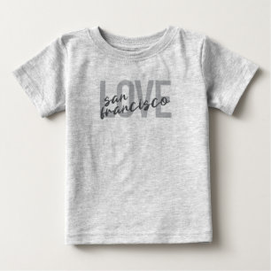 Simple, modern, urban design Love San Francisco Baby T-Shirt