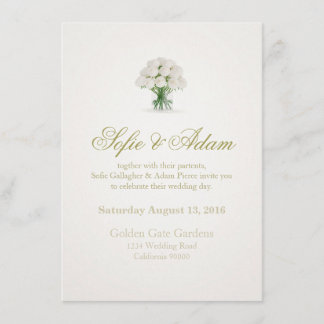 Simple Modern Wedding Invitation