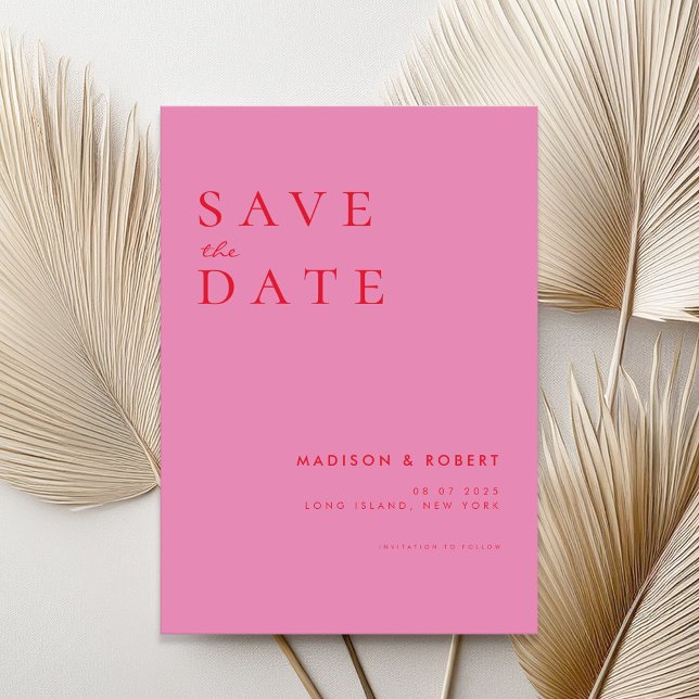 Simple Modern Wedding Save the Date (Creator Uploaded)