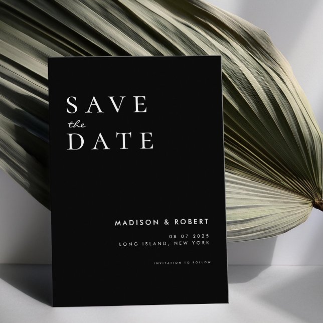 Simple Modern Wedding Save the Date (Creator Uploaded)