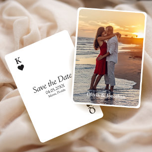 Simple Modern Wedding Save the Date Invitation