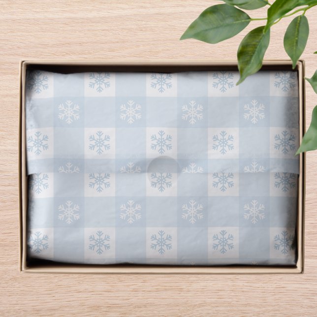 Simple Modern Winter Snowflake Christmas Holiday Tissue Paper (Creator Uploaded)