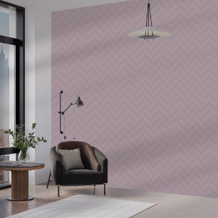 Simple Modern Woven Fabric Herringbone Pattern     Wallpaper