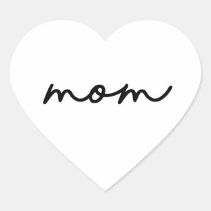 Simple Mom Love Sticker Mother's Day