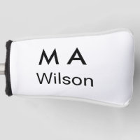 Simple monogram add your name letter man minimal